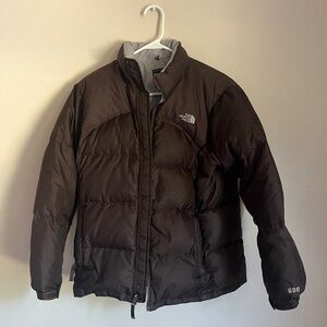 Brown puffer jacket 600 (700)